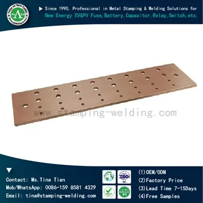 Tinaga kaetud vasest siinid elektrilise perforeeritud vasktori jaoks