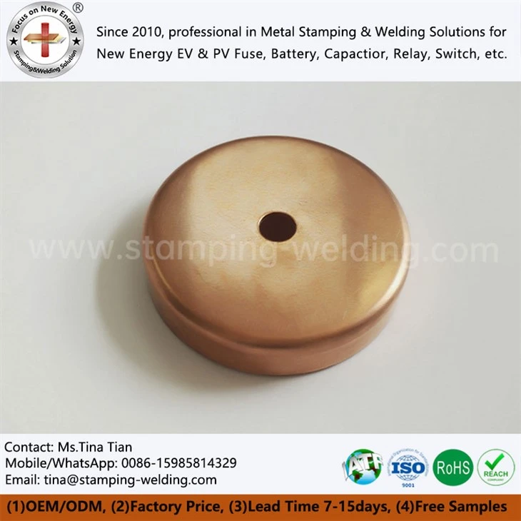Copper Outer Caps For EV Fuse