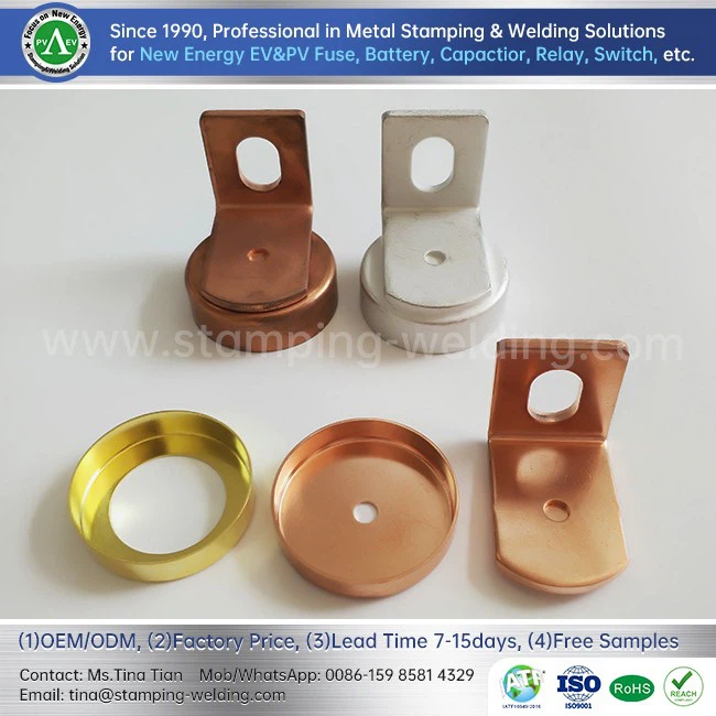 EV Fuse Copper Metal End Cap
