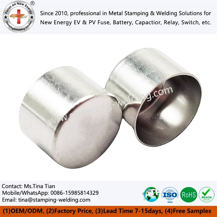 Nickel-plated Outer Cap for PV Fuse