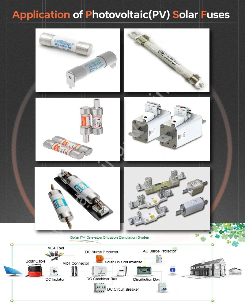 PV Fuse for photovoltaic solar energy PV Fuse for photovoltaic solar energy