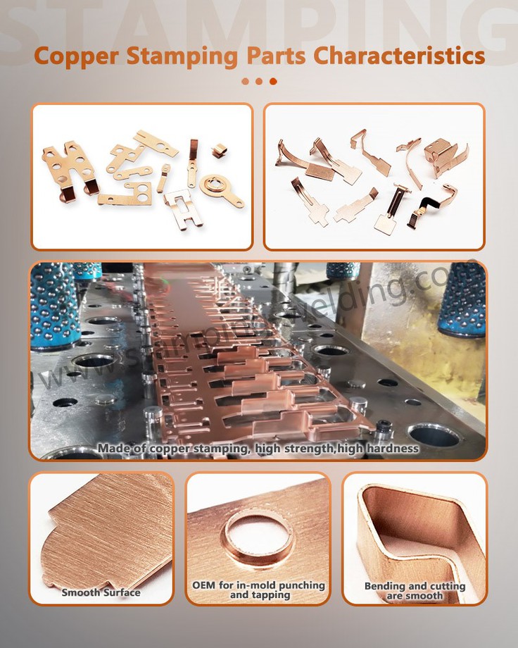 Copper Pressed Stamped Parts Characteristics Copper Pressed Stamped Parts Characteristics